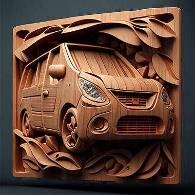 3D модель Nissan NV200 (STL)